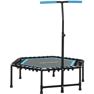 Cama Elástica de Fitness Azul Ajustable Sportnow - 114x114x132 cm Cama Elástica de Fitness Azul Ajustable Sportnow - 114x114x132 cm