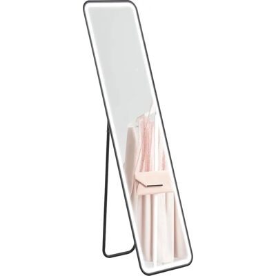 Espejo de cuerpo entero con luz LED HOMCOM - Negro Espejo de cuerpo entero con luz LED HOMCOM - Negro
