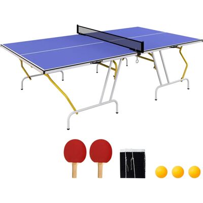SPORTNOW - Mesa de ping pong - Azul - 274x152.5x76 cm SPORTNOW - Mesa de ping pong - Azul - 274x152.5x76 cm