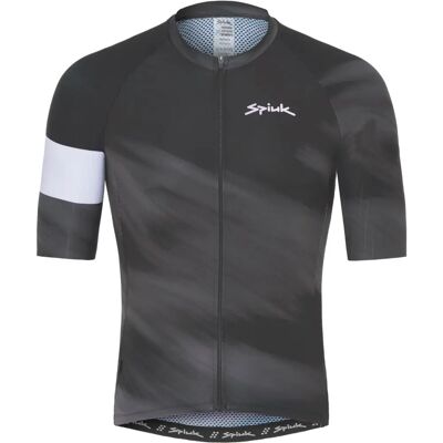 Maillot Spiuk Top Ten Cyclisme - Anthracite, manches courtes, M - Publicité Maillot Spiuk Top Ten Cyclisme - Anthracite, manches courtes, M - Publicité