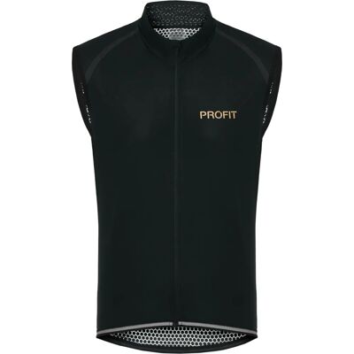 Gilet Spiuk Profit Ultralight - Coupe-vent, Respirant, Noir Gilet Spiuk Profit Ultralight - Coupe-vent, Respirant, Noir