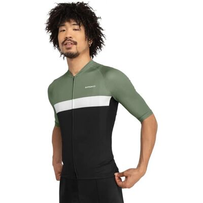 Siroko M3 Grand Master - Maillot de cyclisme - noir/vert olive - Publicité Siroko M3 Grand Master - Maillot de cyclisme - noir/vert olive - Publicité