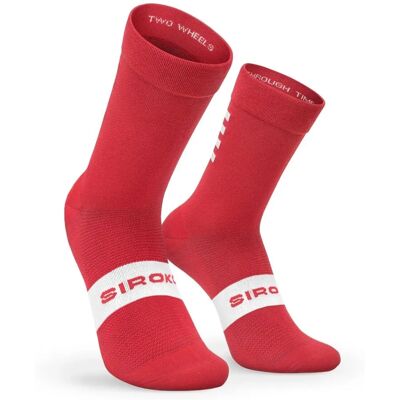 Calcetines S1 Flamme Rouge - Transpirables, Compresión, Rojo Calcetines S1 Flamme Rouge - Transpirables, Compresión, Rojo
