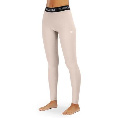Leggings Rosa XS Siroko - Capa base térmica Leggings Rosa XS Siroko - Capa base térmica