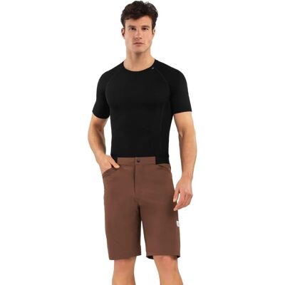 Shorts SIROKO Valle - Marrone - Stretch 4 Vie - Asciugatura Rapida Shorts SIROKO Valle - Marrone - Stretch 4 Vie - Asciugatura Rapida