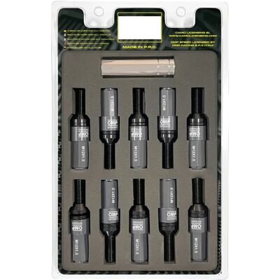 Kit de vis OMP - M12 x 1,50, 28mm, Argent, 20 pièces Kit de vis OMP - M12 x 1,50, 28mm, Argent, 20 pièces