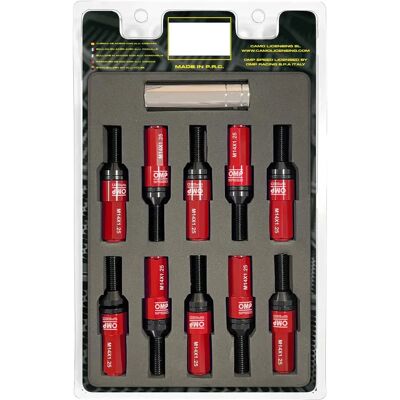 Kit di Viti Rosse M14 x 1.25 - 28mm Accessori Auto Kit di Viti Rosse M14 x 1.25 - 28mm Accessori Auto