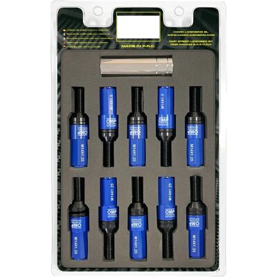 OMP - OMPS09971407 - Blu - 28 mm M14 x 1,25 - Kit di viti OMP - OMPS09971407 - Blu - 28 mm M14 x 1,25 - Kit di viti