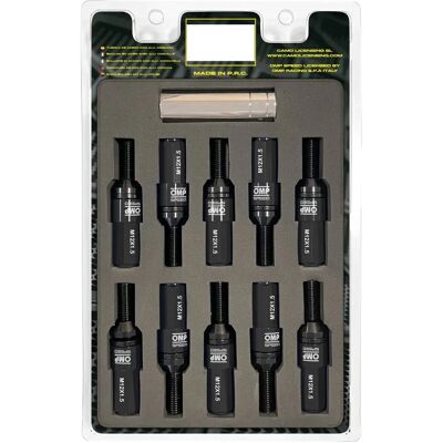 Kit de tornillos OMP M14 x 1.50 - 28mm, Aluminio, 20 Unidades Kit de tornillos OMP M14 x 1.50 - 28mm, Aluminio, 20 Unidades