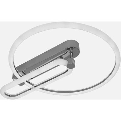 Fabrilamp Lampada a Soffitto LED Adhara Cromo - Lampada da soffitto Fabrilamp Lampada a Soffitto LED Adhara Cromo - Lampada da soffitto