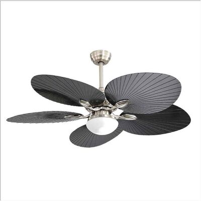 Ventilador de Techo DC Níquel/Negro - 6 Velocidades y Mando Ventilador de Techo DC Níquel/Negro - 6 Velocidades y Mando