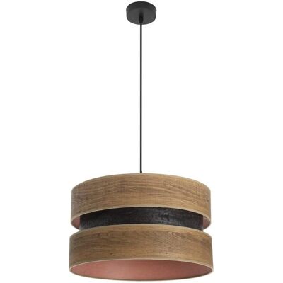 Fabrilamp Dunkles Holz/Schwarze Pendelleuchte Fabrilamp Dunkles Holz/Schwarze Pendelleuchte