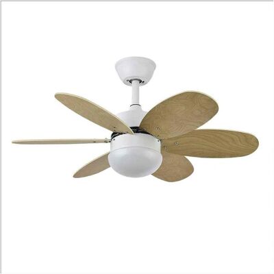 Fabrilamp Dc Alves 2xe27 - Blanco - Ventilador de Techo Fabrilamp Dc Alves 2xe27 - Blanco - Ventilador de Techo