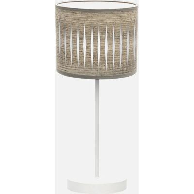 Fabrilamp Piron Weiße/Graue Holz Dekorlampe - Beleuchtung Fabrilamp Piron Weiße/Graue Holz Dekorlampe - Beleuchtung