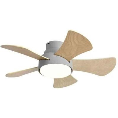 Ventilador Gregario 25W DC Gris Reversible 5 Aspas con Mando y Temporizador Ventilador Gregario 25W DC Gris Reversible 5 Aspas con Mando y Temporizador