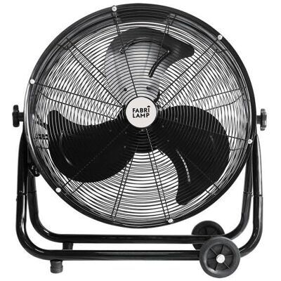 Fabrilamp - Industrieller Ventilator Poniente 180W Schwarz 3-Gang Einstellbar - Industrieventialor Fabrilamp - Industrieller Ventilator Poniente 180W Schwarz 3-Gang Einstellbar - Industrieventialor