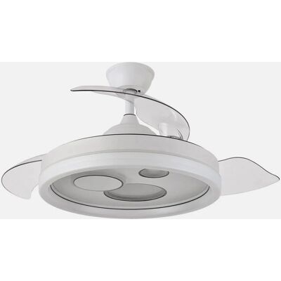 Ventilateur de plafond Turia Blanc avec télécommande - Publicité Ventilateur de plafond Turia Blanc avec télécommande - Publicité