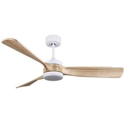 FABRILAMP - Ventilateur 26W Blanc 3 Pales Chêne - Ventilateur d'intérieur FABRILAMP - Ventilateur 26W Blanc 3 Pales Chêne - Ventilateur d'intérieur
