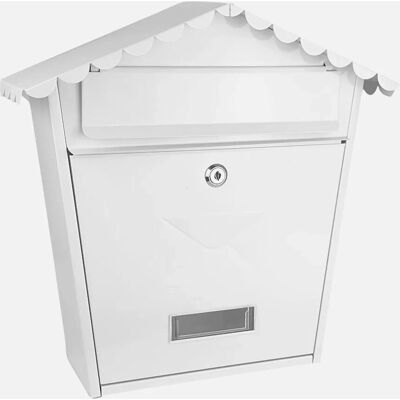 Fabrilamp 189501001 Boîte aux lettres blanche - Boîte aux lettres - Publicité Fabrilamp 189501001 Boîte aux lettres blanche - Boîte aux lettres - Publicité