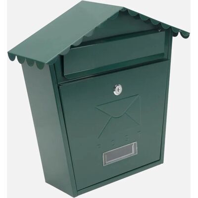 Fabrilamp 189501006 Boîte aux lettres - Acier galvanisé, Vert - Résistant & Élégant - Publicité Fabrilamp 189501006 Boîte aux lettres - Acier galvanisé, Vert - Résistant & Élégant - Publicité