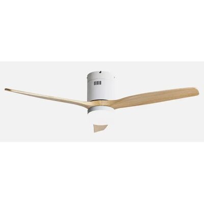 Ventilateur Maison Blanc Aguilon de Fabrilamp - 5 Vitesses, Télécommande, 18W DC - Publicité Ventilateur Maison Blanc Aguilon de Fabrilamp - 5 Vitesses, Télécommande, 18W DC - Publicité
