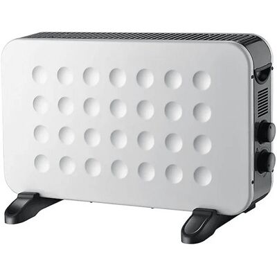 Fabrilamp Convecteur électrique - Noir/Blanc - 2000W - Thermostat réglable Fabrilamp Convecteur électrique - Noir/Blanc - 2000W - Thermostat réglable