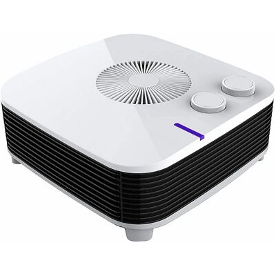 Fabrilamp Chauffage Électrique Blanc 2000W avec Ventilateur et Thermostat - Publicité Fabrilamp Chauffage Électrique Blanc 2000W avec Ventilateur et Thermostat - Publicité