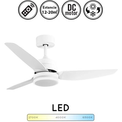 Ventilateur de plafond Jarama - 6 vitesses, Télécommande, LED Ventilateur de plafond Jarama - 6 vitesses, Télécommande, LED