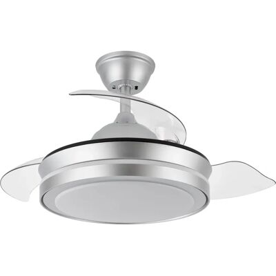 Ventilador de Techo Fabrilamp - Esparta Plata 72W 6120lm Remoto Ventilador de Techo Fabrilamp - Esparta Plata 72W 6120lm Remoto