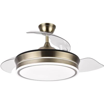 Ventilador de Techo Fabrilamp Bayomo Cuero 72W - Ahorro Energético - Silencioso Ventilador de Techo Fabrilamp Bayomo Cuero 72W - Ahorro Energético - Silencioso