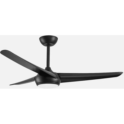 Ventilateur de plafond LED 24W Noir Télécommande - Design Moderne - Publicité Ventilateur de plafond LED 24W Noir Télécommande - Design Moderne - Publicité