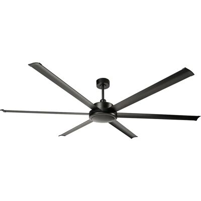 Ventilateur de plafond DC Sanson noir - 6 pales, Télécommande, Minuterie Ventilateur de plafond DC Sanson noir - 6 pales, Télécommande, Minuterie