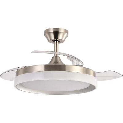 Ventilateur de Plafond Nickel 72W avec Pales Retráctiles - Ventilateur de plafond - Publicité Ventilateur de Plafond Nickel 72W avec Pales Retráctiles - Ventilateur de plafond - Publicité