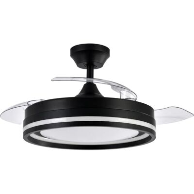 Fabrilamp Abrila - Ventilador de Techo - Negro - Motor DC - 7200lm Fabrilamp Abrila - Ventilador de Techo - Negro - Motor DC - 7200lm