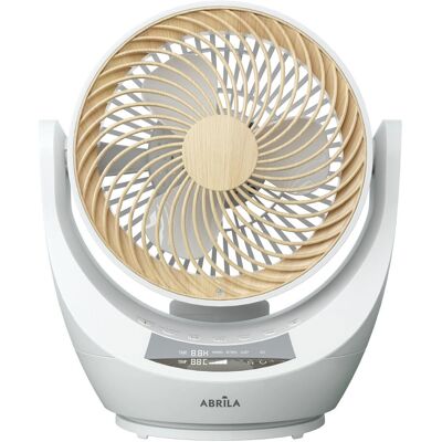 Ventilateur Navia Fabrilamp - Réglable, Oscillant, Télécommande - Blanc/Haya - Publicité Ventilateur Navia Fabrilamp - Réglable, Oscillant, Télécommande - Blanc/Haya - Publicité