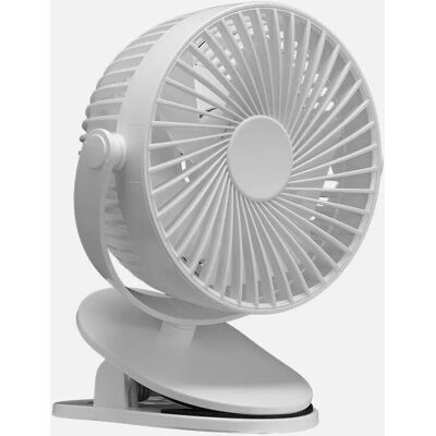 Ventilateur de table sans fil rechargeable Peñafiel - Fabrilamp blanc - Publicité Ventilateur de table sans fil rechargeable Peñafiel - Fabrilamp blanc - Publicité