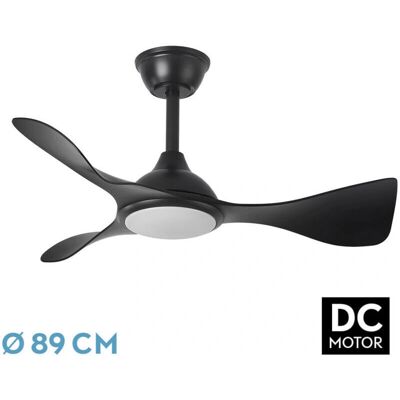 Ventilador de Techo Caimán Negro - 36W LED Moderno Ventilador de Techo Caimán Negro - 36W LED Moderno