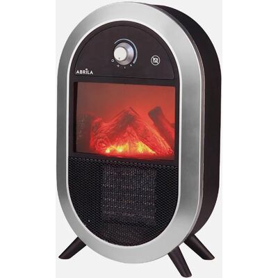 Fabrilamp 251621878 Chauffage d'appoint électrique - Céramique, 1800W, Noir/Argent - Publicité Fabrilamp 251621878 Chauffage d'appoint électrique - Céramique, 1800W, Noir/Argent - Publicité