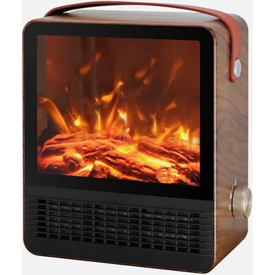 Fabrilamp 253121502 Chauffage d'Espace Électrique - Céramique Caleta Marron 1500W - Publicité Fabrilamp 253121502 Chauffage d'Espace Électrique - Céramique Caleta Marron 1500W - Publicité