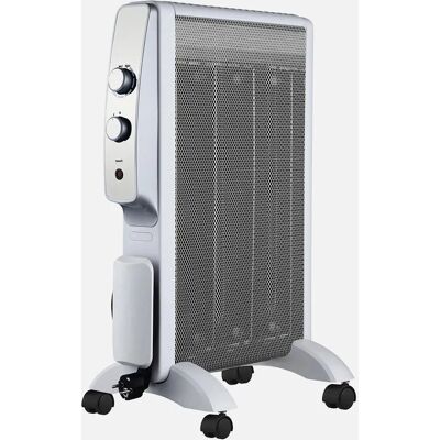 Fabrilamp 202011574 Chauffage d'Espace Électrique - Compact 1500W Blanc/Argent Fabrilamp 202011574 Chauffage d'Espace Électrique - Compact 1500W Blanc/Argent