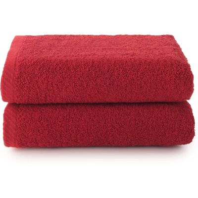 TOP TOWEL Pack 2 Serviettes de bain - Coton 30x50cm TOP TOWEL Pack 2 Serviettes de bain - Coton 30x50cm
