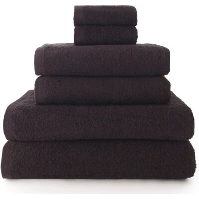 Fijalo 507040099 - Ensemble de 4 Serviettes - Noir Fijalo 507040099 - Ensemble de 4 Serviettes - Noir
