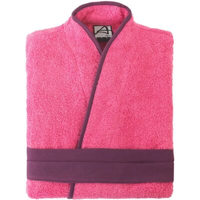 Top Towel Femme Lady FUSCIA Peignoir en Coton - Robe de Chambre Top Towel Femme Lady FUSCIA Peignoir en Coton - Robe de Chambre