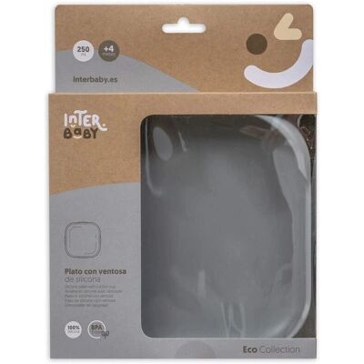 Interbaby Modèle SI005-76 - Assiette pour bébé avec ventouse Interbaby Modèle SI005-76 - Assiette pour bébé avec ventouse
