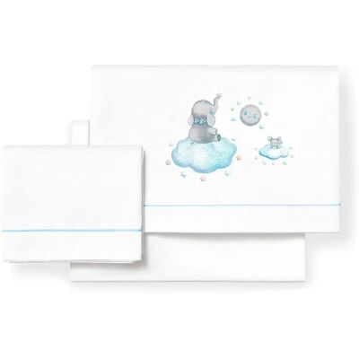Interbaby - BETTW. - 60x120 - Azul - Juego de sábanas Interbaby - BETTW. - 60x120 - Azul - Juego de sábanas