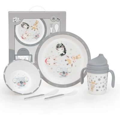 Interbaby Dětská Sada Nádobí 5 Kusů Interbaby Dětská Sada Nádobí 5 Kusů