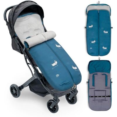 Marque Modèle - Sac à pied pour poussette en microfibre Marque Modèle - Sac à pied pour poussette en microfibre