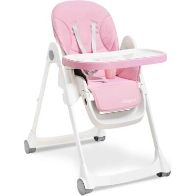 Interbaby Siège Haute Multi-Positions Rose - Chaise Haute - Publicité Interbaby Siège Haute Multi-Positions Rose - Chaise Haute - Publicité