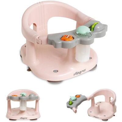 Siège de Bain pour Bébé Rose - Sûr, Ergonomique & Amusant - 26x30x38cm Siège de Bain pour Bébé Rose - Sûr, Ergonomique & Amusant - 26x30x38cm