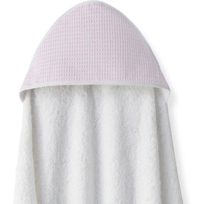Serviette de bain en coton nid d'abeilles rose pour bébé - 100x100cm - Publicité Serviette de bain en coton nid d'abeilles rose pour bébé - 100x100cm - Publicité